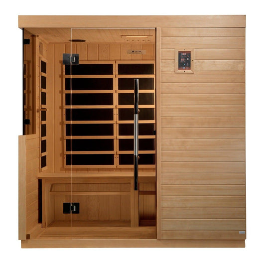 Dynamic Bilbao 3-person Ultra Low EMF (Under 3MG) FAR Infrared Sauna - ShopHubDepot