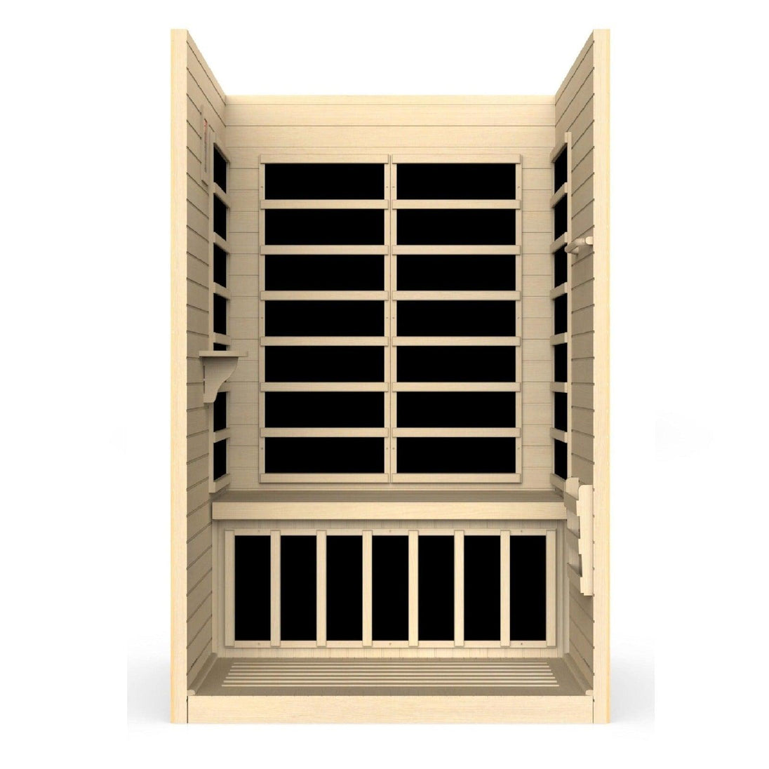 Dynamic Llumeneres 2-person Ultra Low EMF (Under 3MG) FAR Infrared Sauna (Canadian Hemlock) - DYN-6215-02 - ShopHubDepot