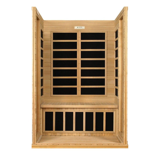 Dynamic Versailles 2-person Low EMF (Under 8MG) FAR Infrared Sauna - ShopHubDepot