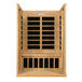 Dynamic Versailles 2-person Low EMF Under 8MG FAR Infrared Sauna