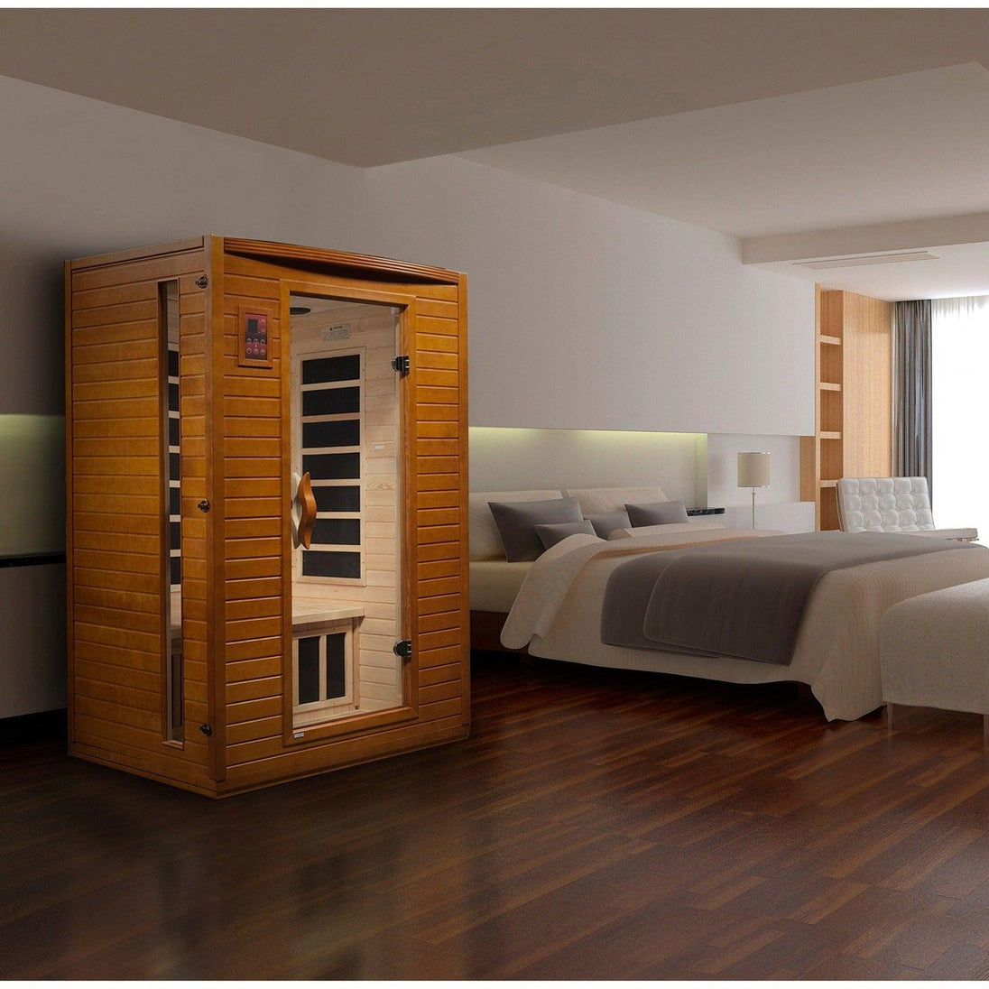 Dynamic Versailles 2-person Low EMF (Under 8MG) FAR Infrared Sauna - ShopHubDepot