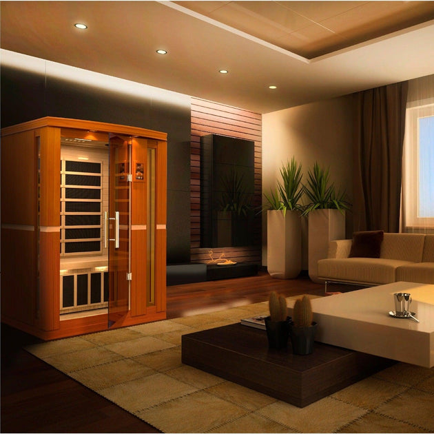 Dynamic Vittoria 2-person Low EMF (Under 8MG) FAR Infrared Sauna - DYN-6220-01 - ShopHubDepot
