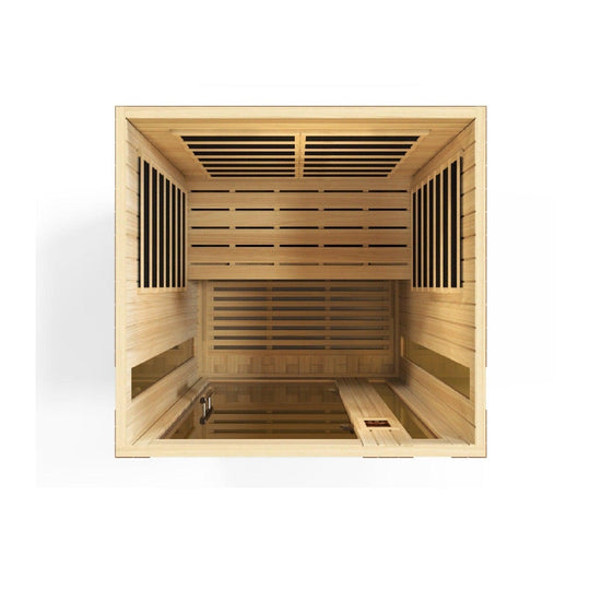 Dynamic Vittoria 2-person Low EMF (Under 8MG) FAR Infrared Sauna - DYN-6220-01 - ShopHubDepot