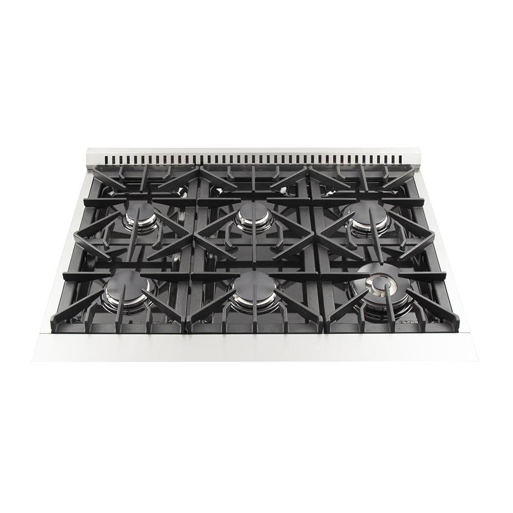 Forno 36" Galiano Gas Range with 6 Burners and Convection Oven (FFSGS6244-36) - ShopHubDepot