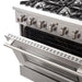 Forno 36" Galiano Gas Range with 6 Burners and Convection Oven FFSGS6244-36