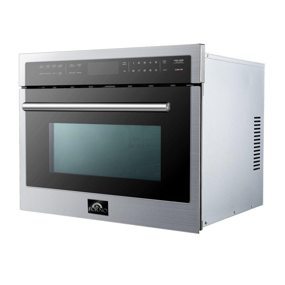 Forno Built-In 1.6 cu.ft. Microwave Oven in Stainless Steel (FMWDR3093-24) - ShopHubDepot