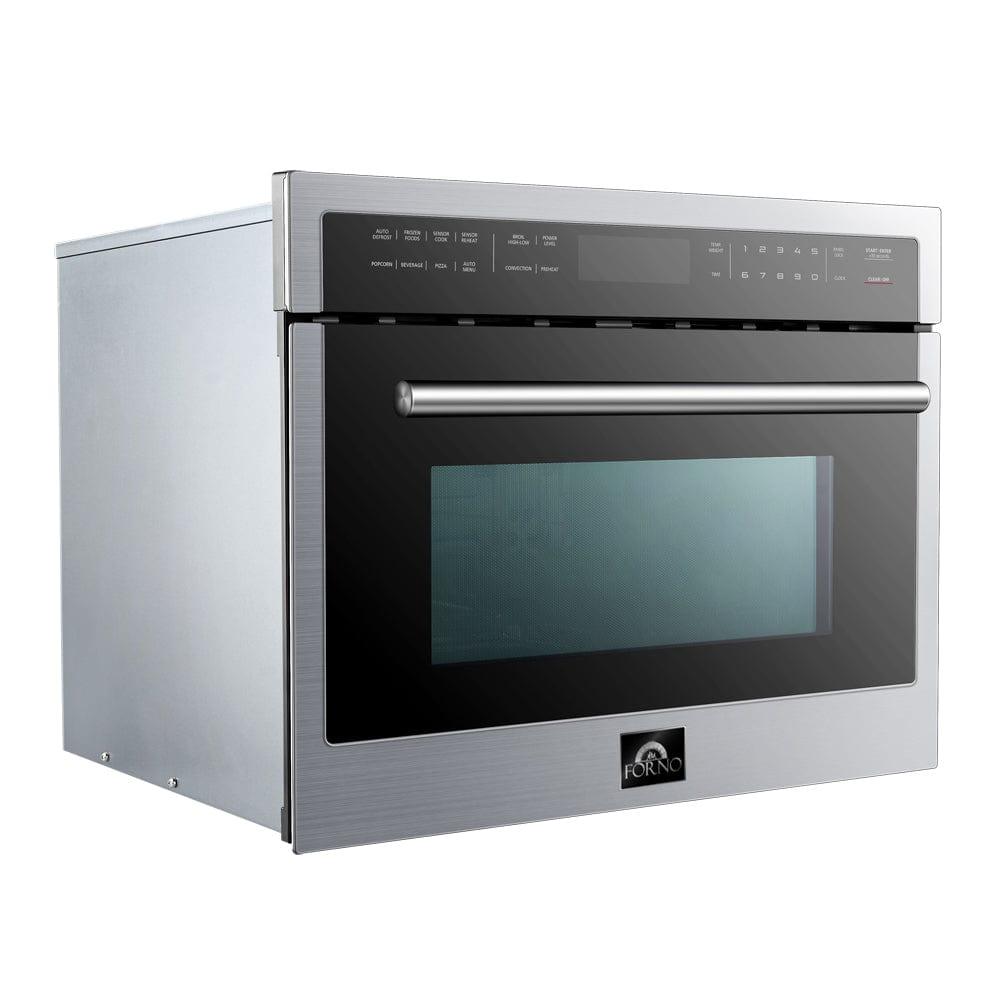 Forno Built-In 1.6 cu.ft. Microwave Oven in Stainless Steel (FMWDR3093-24) - ShopHubDepot