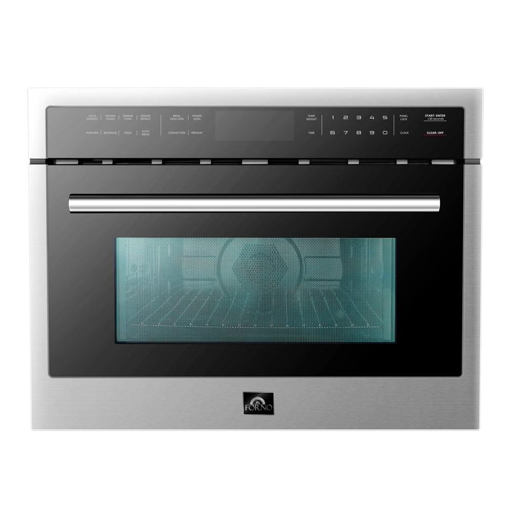 Forno Built-In 1.6 cu.ft. Microwave Oven in Stainless Steel (FMWDR3093-24) - ShopHubDepot