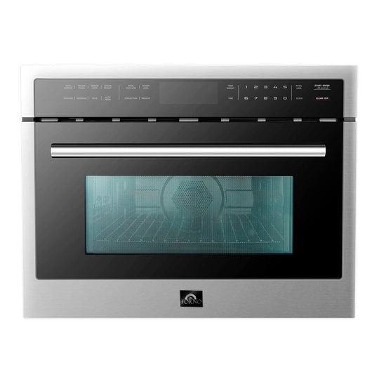 Forno Built-In 1.6 cu.ft. Microwave Oven in Stainless Steel (FMWDR3093-24) - ShopHubDepot