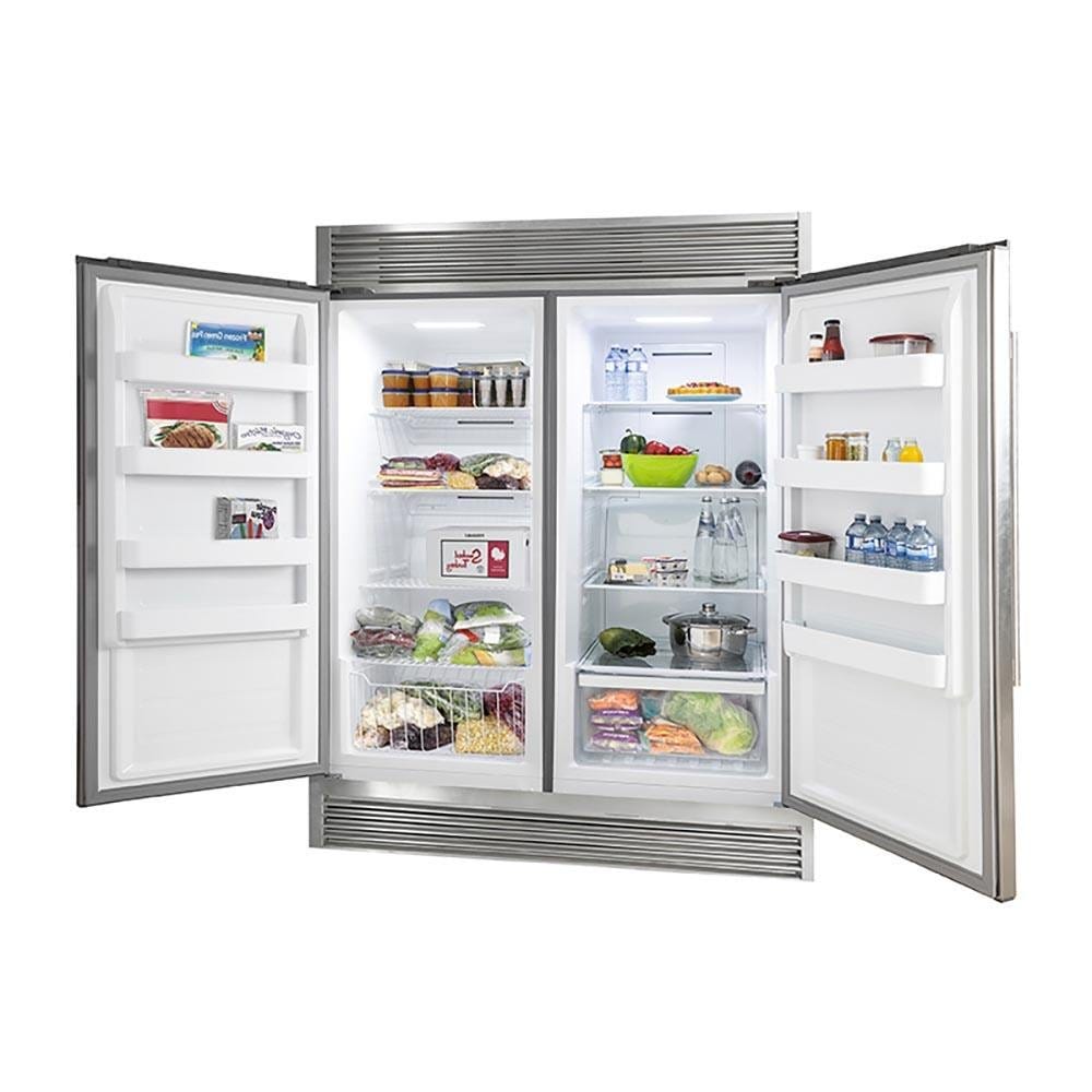 Forno Pro-Style Refrigerator and Freezer - 2 x 28" - 27.6 cu.ft (FFFFD1933-60S) - ShopHubDepot