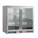 Kings Bottle 36'' Heating Glass 2 Door Built In Beverage Fridge - KBU56M - ShopHubDepot