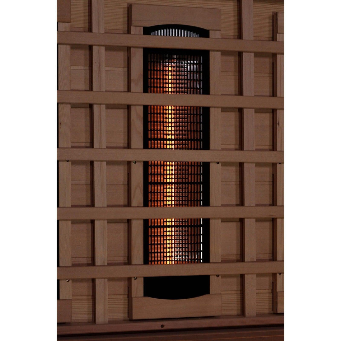 Golden Designs 2-Person Full Spectrum PureTech™ Near Zero EMF Infrared Sauna with Himalayan Salt Bar - ShopHubDepot