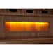 Golden Designs 2-Person Full Spectrum PureTech™ Near Zero EMF Infrared Sauna with Himalayan Salt Bar