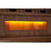 Golden Designs 3-Person Full Spectrum PureTech™ Near Zero EMF Infrared Sauna with Himalayan Salt Bar