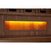 Golden Designs 4-Person Full Spectrum PureTech™ Near Zero EMF Infrared Sauna with Himalayan Salt Bar