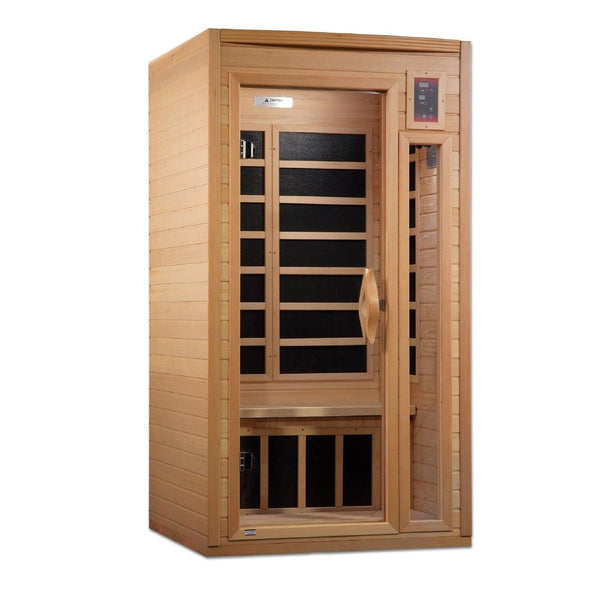 Golden Designs Geneva Elite 1-2-person PureTech™ Near Zero EMF (Under 2MG) FAR Infrared Sauna - ShopHubDepot