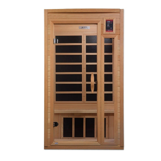 Golden Designs Geneva Elite 1-2-person PureTech™ Near Zero EMF Under 2MG FAR Infrared Sauna