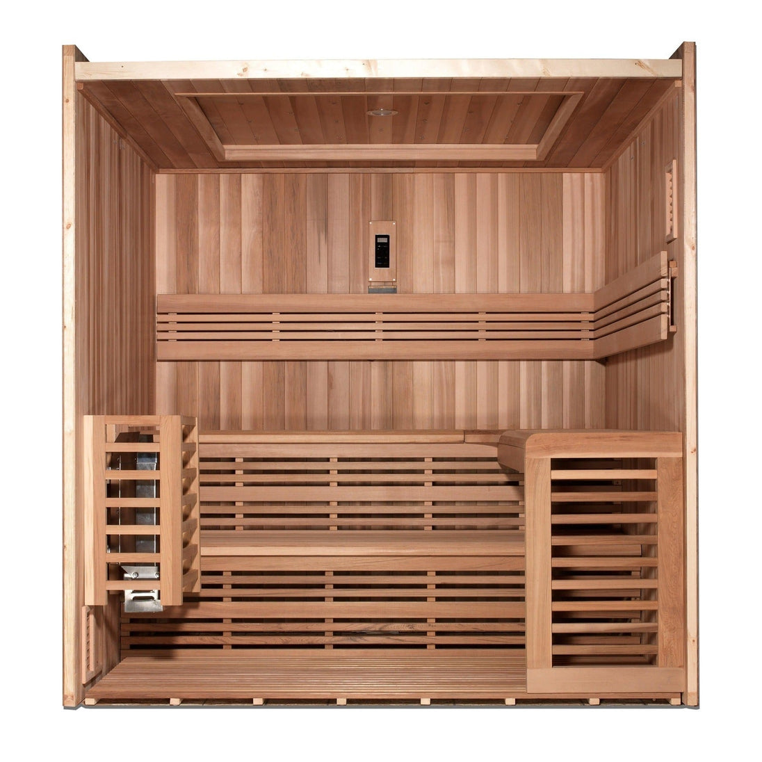 Golden Designs Osla Edition 6 Person Traditional Steam Sauna - Canadian Red Cedar