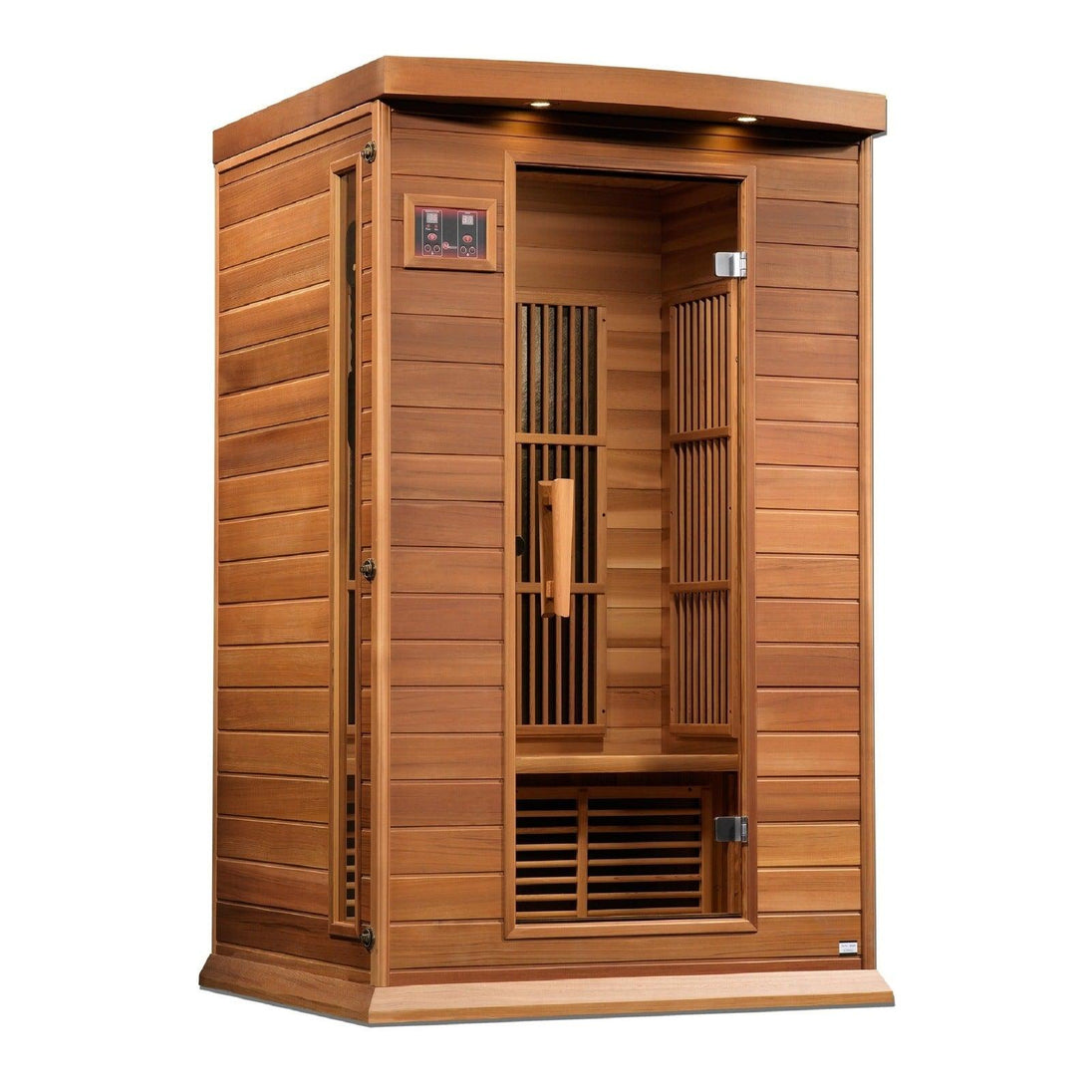 Maxxus 2-Person Near Zero EMF (Under 2MG) FAR Infrared Sauna (Canadian Red Cedar) - ShopHubDepot