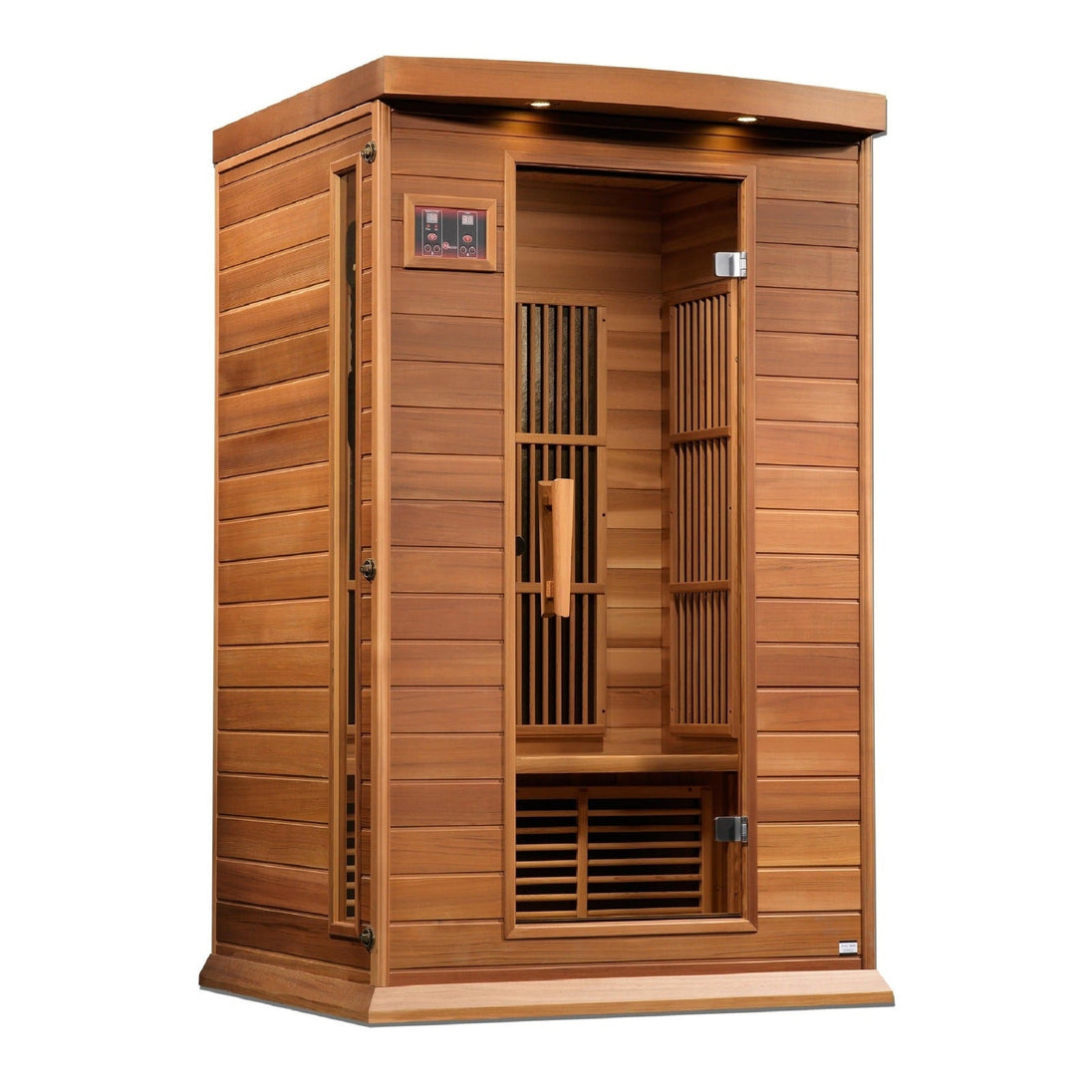 Maxxus 2-Person Near Zero EMF Under 2MG FAR Infrared Sauna Canadian Red Cedar