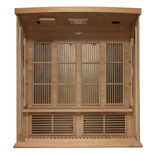 Maxxus 4-Person Low EMF Under 8MG FAR Infrared Sauna Canadian Red Cedar