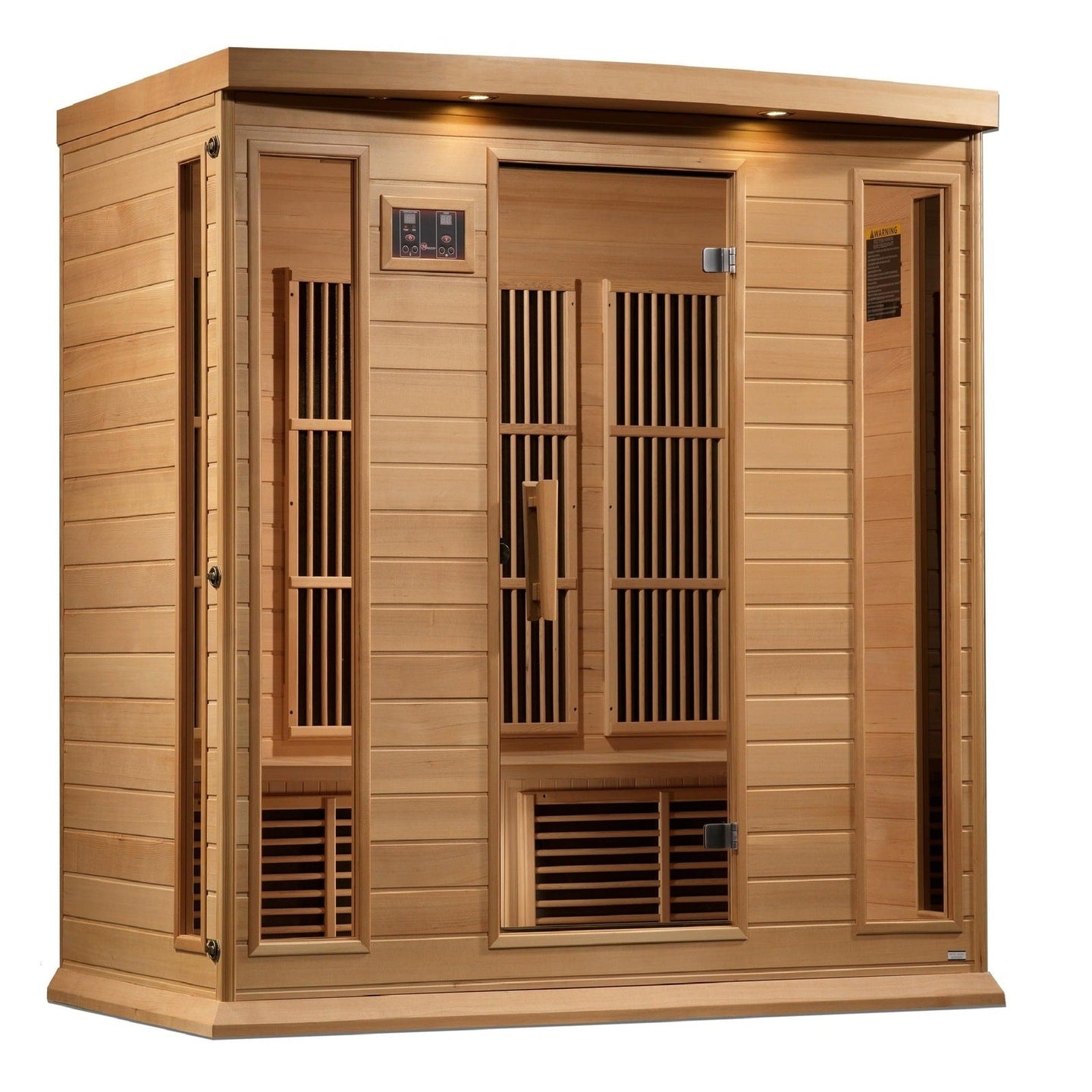 Maxxus 4-Person Near Zero EMF (Under 2MG) FAR Infrared Sauna (Canadian Hemlock) - ShopHubDepot