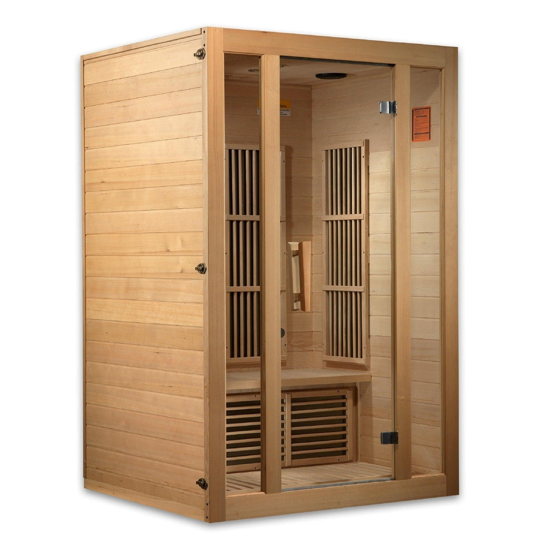 Maxxus Seattle 2-Person Low EMF (Under 8MG) FAR Infrared Sauna (Canadian Hemlock) - ShopHubDepot