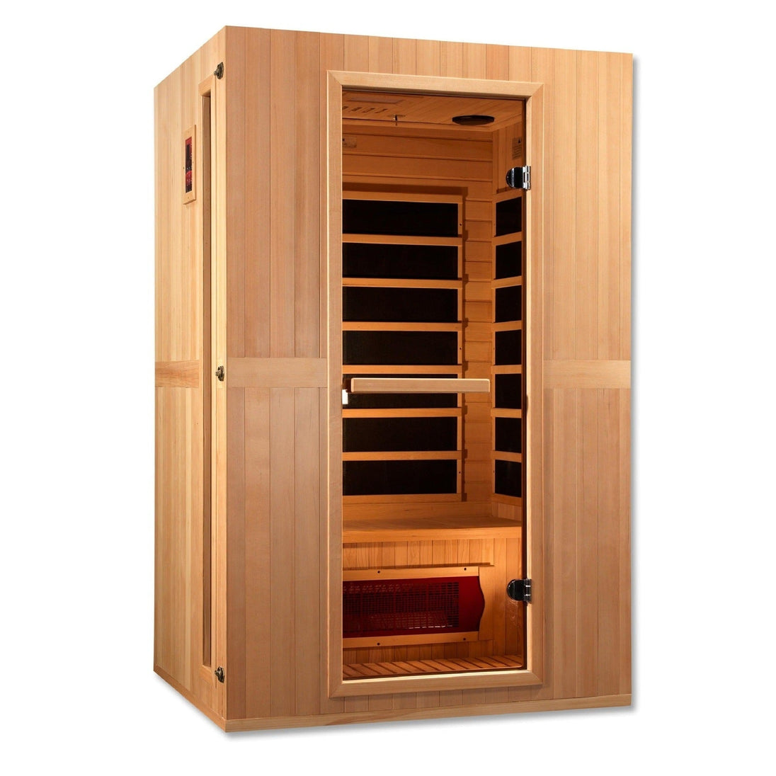 Maxxus Serenity 2-Person Low EMF (Under 8MG) FAR Infrared Sauna (Canadian Hemlock) - ShopHubDepot