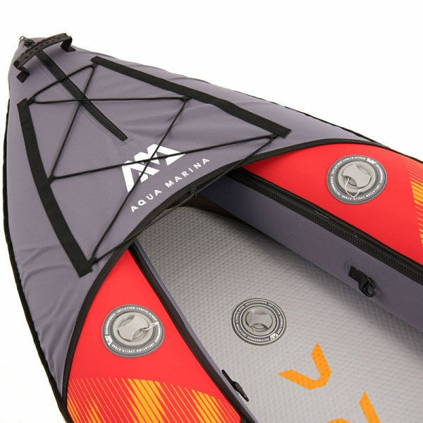 Aqua Marina Memba-390 Touring Kayak 2-person. DWF Deck. Kayak paddle included. - ShopHubDepot