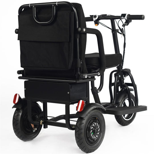 MotoTec 48V/10Ah 700W Folding 3-Wheel Mobility Scooter MT-FOLD-TRK-700 - ShopHubDepot