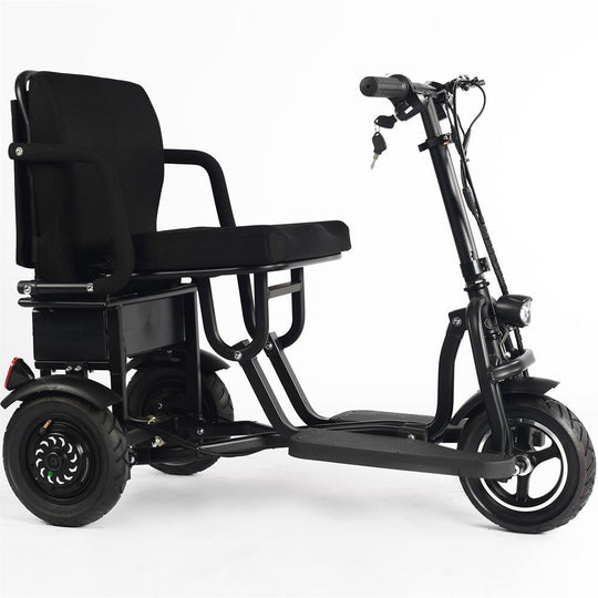 MotoTec 48V/10Ah 700W Folding 3-Wheel Mobility Scooter MT-FOLD-TRK-700 - ShopHubDepot