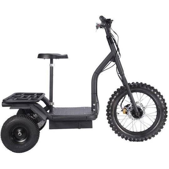 MotoTec 48V/12Ah 1200W Transportation 3-Wheel Mobility Scooter MT-TRK-1200 - ShopHubDepot