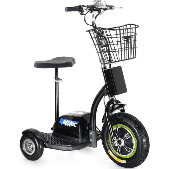MotoTec 48V/12Ah 500W 3-Wheel Electric Scooter MT-TRK-500 - ShopHubDepot