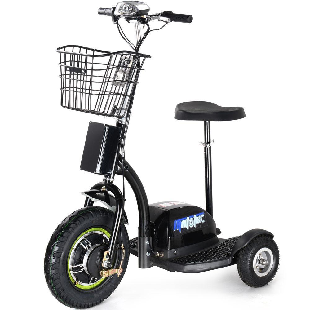 MotoTec 48V/12Ah 500W 3-Wheel Electric Scooter MT-TRK-500 - ShopHubDepot