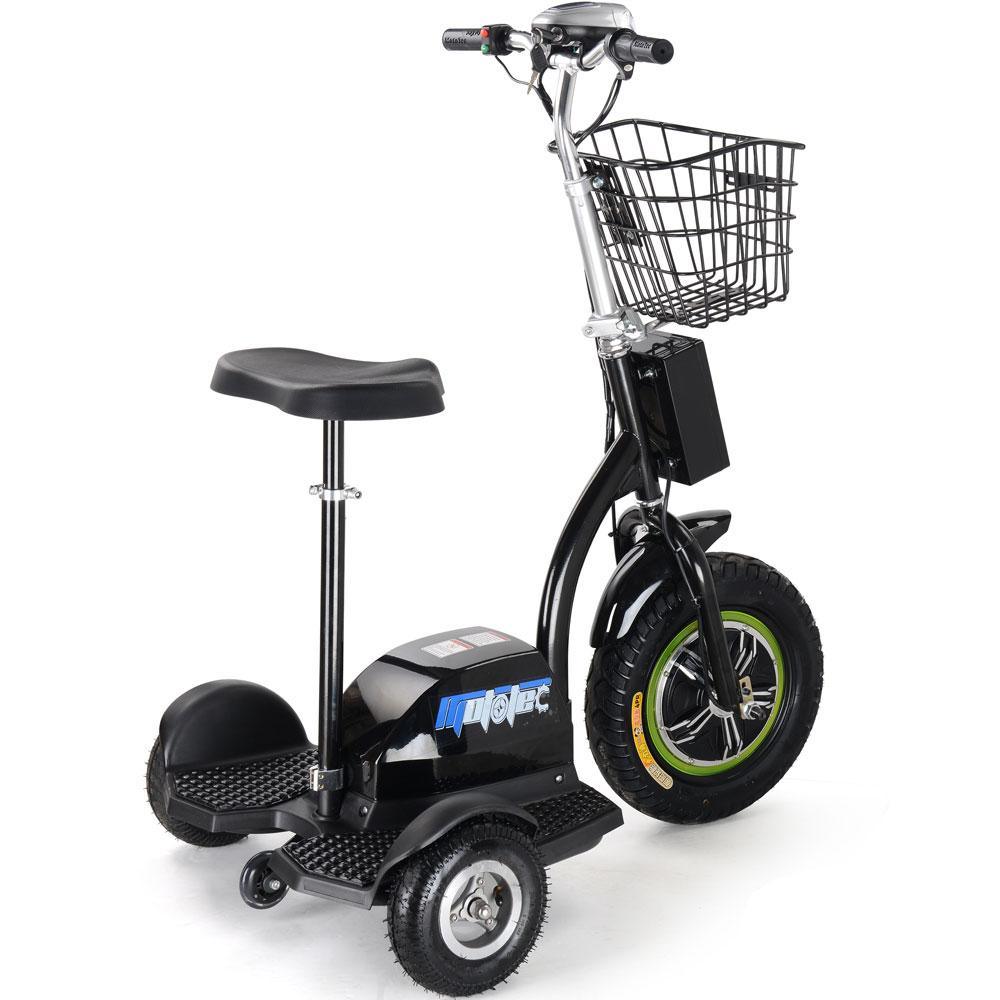 MotoTec 48V/12Ah 500W 3-Wheel Electric Scooter MT-TRK-500 - ShopHubDepot