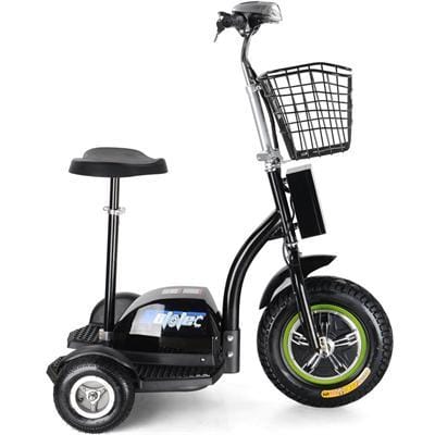 MotoTec 48V/12Ah 500W 3-Wheel Electric Scooter MT-TRK-500