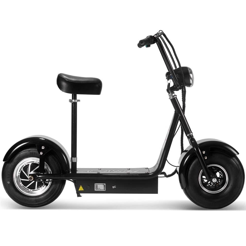MotoTec FatBoy 48V/12Ah 800W Fat Tire Electric Scooter MT-FatBoy-500 - ShopHubDepot