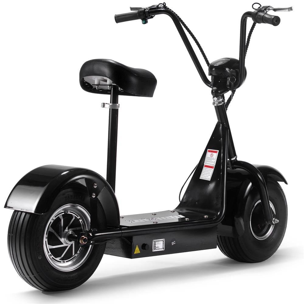 MotoTec FatBoy 48V/12Ah 800W Fat Tire Electric Scooter MT-FatBoy-500 - ShopHubDepot