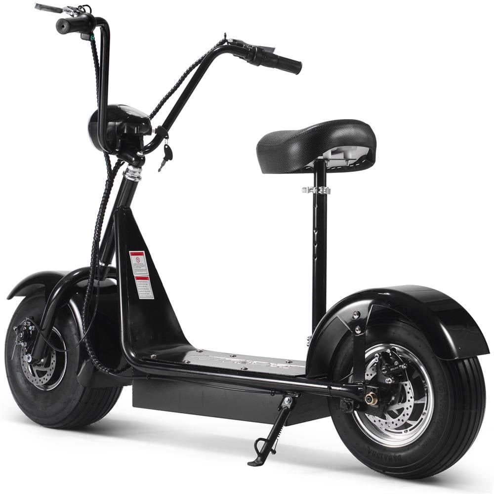 MotoTec FatBoy 48V/12Ah 800W Fat Tire Electric Scooter MT-FatBoy-500 - ShopHubDepot