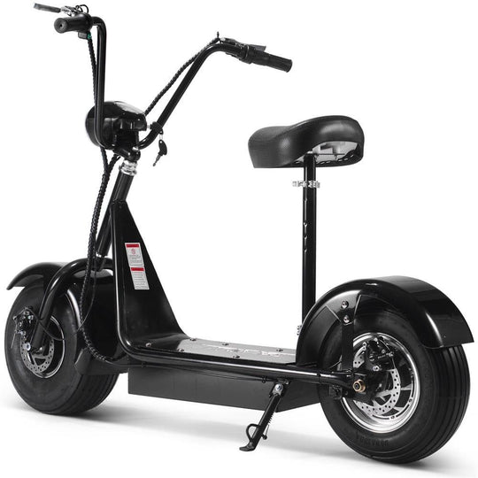 MotoTec FatBoy 48V/12Ah 800W Fat Tire Electric Scooter MT-FatBoy-500 - ShopHubDepot