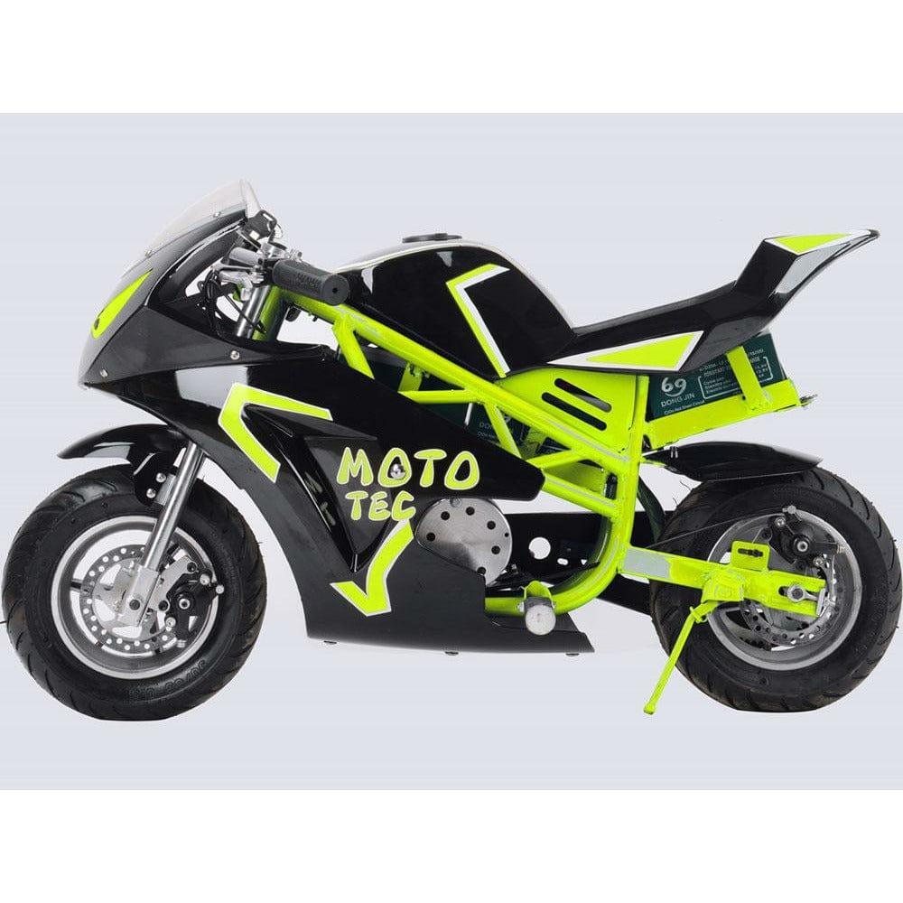 MotoTec GT 36V 500W Kids Electric Pocket Bike MT-Elec-GT - ShopHubDepot