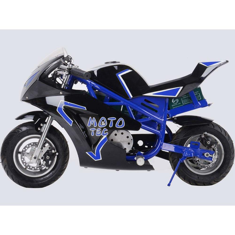 MotoTec GT 36V 500W Kids Electric Pocket Bike MT-Elec-GT - ShopHubDepot