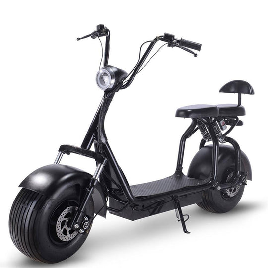 MotoTec Knockout 60V/12Ah 1000W Fat Tire Electric Scooter MT-Knockout-1000 - ShopHubDepot