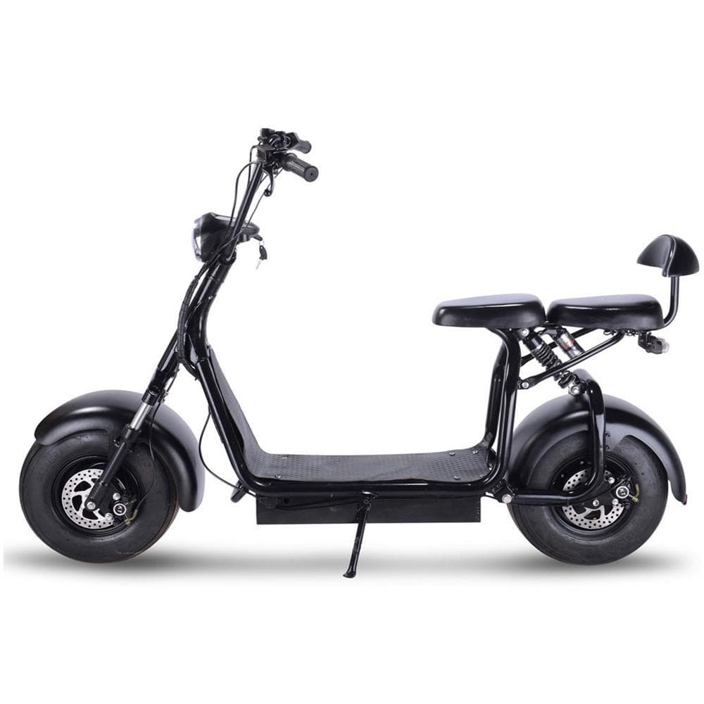 MotoTec Knockout 60V/12Ah 1000W Fat Tire Electric Scooter MT-Knockout-1000