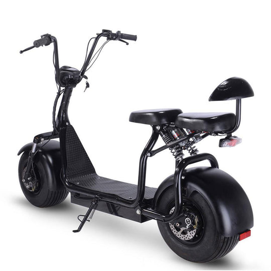 MotoTec Knockout 60V/12Ah 1000W Fat Tire Electric Scooter MT-Knockout-1000 - ShopHubDepot