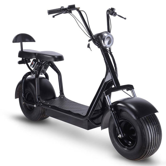 MotoTec Knockout 60V/12Ah 1000W Fat Tire Electric Scooter MT-Knockout-1000 - ShopHubDepot