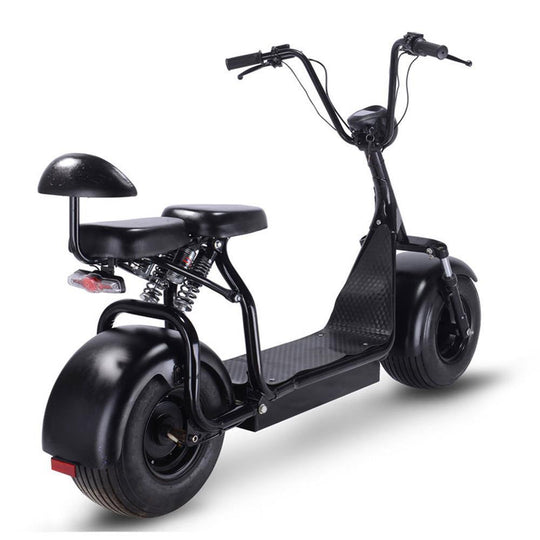 MotoTec Knockout 60V/12Ah 1000W Fat Tire Electric Scooter MT-Knockout-1000 - ShopHubDepot