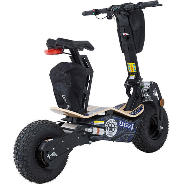MotoTec Mad 48V/12Ah 1600W Fat Tire Electric Scooter MT-Mad-1600 - ShopHubDepot