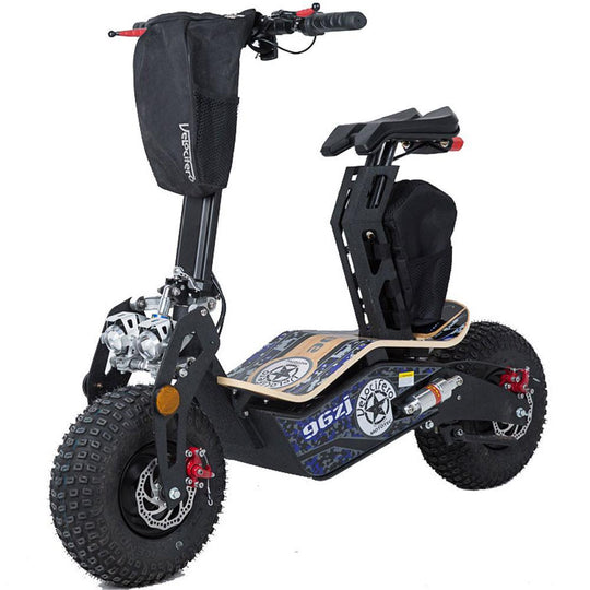 MotoTec Mad 48V/12Ah 1600W Fat Tire Electric Scooter MT-Mad-1600 - ShopHubDepot