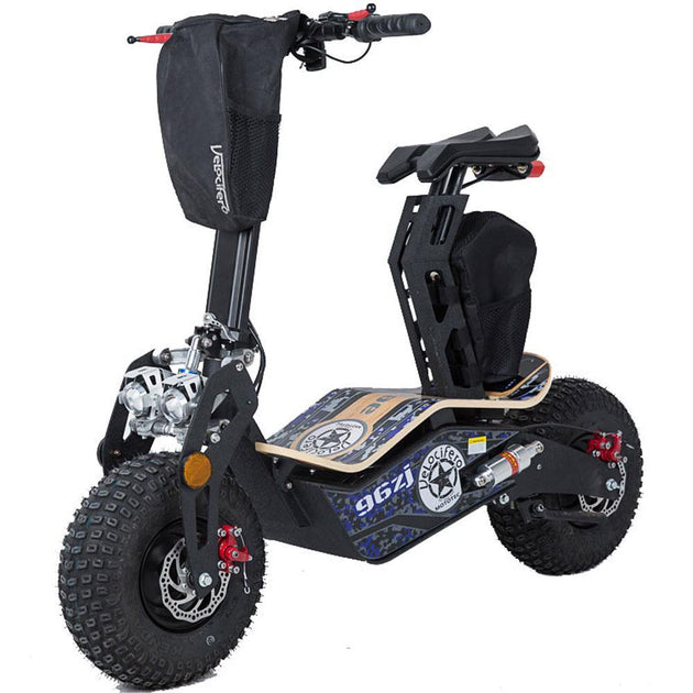 MotoTec Mad 48V/12Ah 1600W Fat Tire Electric Scooter MT-Mad-1600 - ShopHubDepot